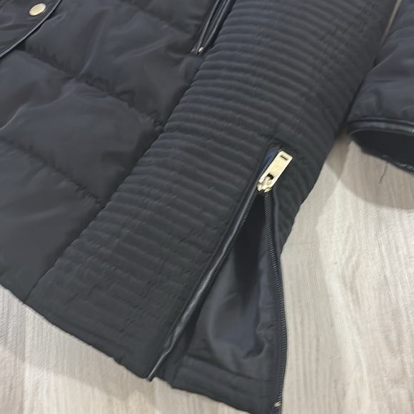 Coffee Shop New York Puffer Hooded ‎ Women's Coat Size Large - Picture 9 of 12